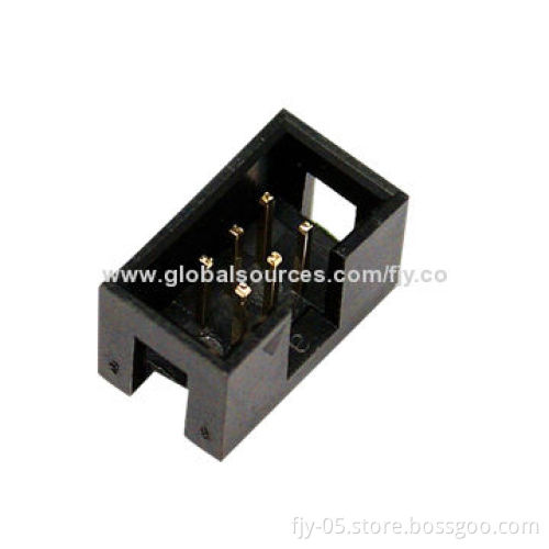PH2.54 Box Headers, 2*3-pin, Straight PBT, 3A Current Rating